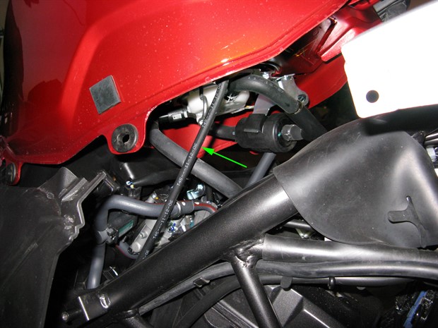 Fuel tank vent hose