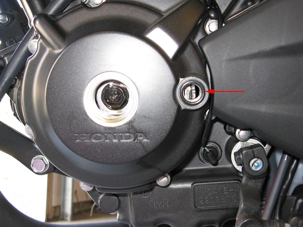Timing hole cap