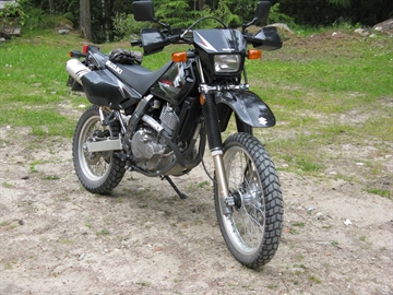 2010 DR650SE, along Mabel Lake FSR