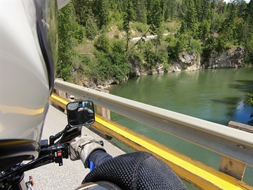 Bridge over Shuswap River, Lumby - Mabel Lake Road